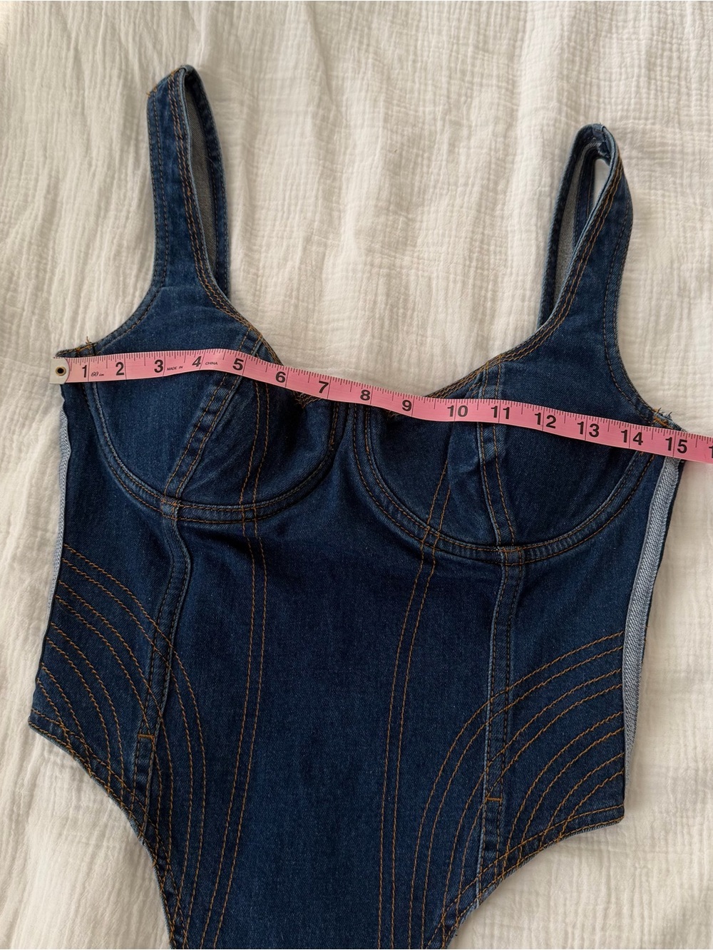 Ivy Park Denim Bodysuit - Picture 6 of 9